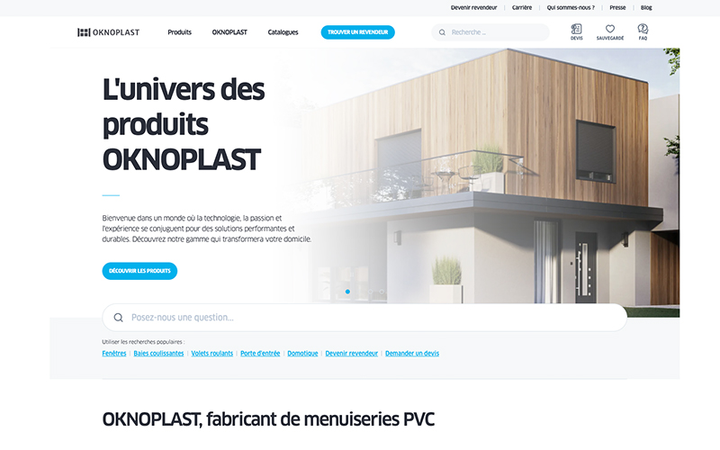 oknoplast lance son nouveau site internet www oknoplast fr