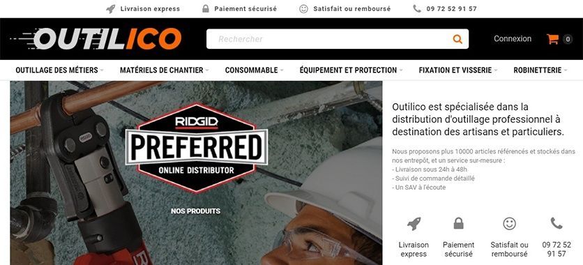 Lancement d'OUTILICO : la boutique en ligne " illico presto " d'outillage pour tous