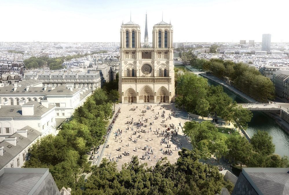 Bas Smets lauréat pour le réaménagement du parvis de Notre-Dame